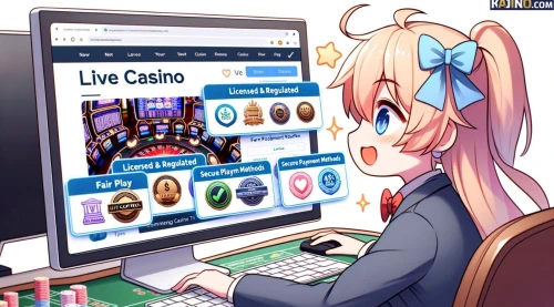 ライブカジノの安全性